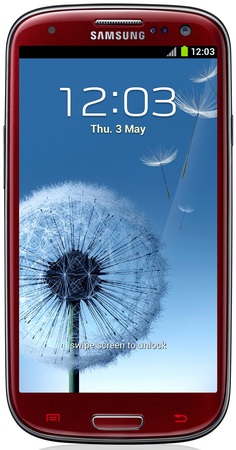 Смартфон Samsung Galaxy S3 GT-I9300 16Gb Red - Дубна